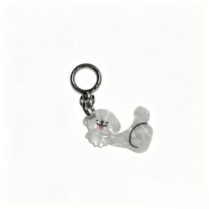 Custom Acrylic Bag Charm Wholesale with MOQ 100 custom logo and retail packaging options