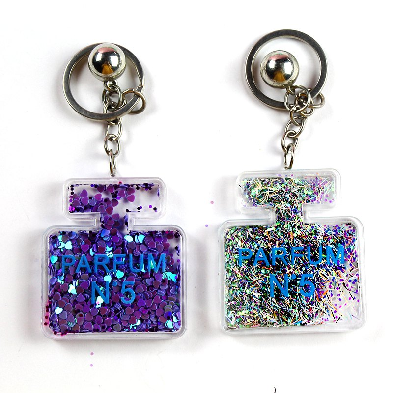 Custom Acrylic Keychain Wholesale MOQ 100 custom logo retail packaging