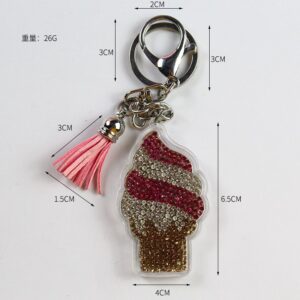 Custom Acrylic Keychain Wholesale with MOQ 100 custom logo and retail packaging options