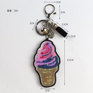 Custom Acrylic Keychain Wholesale with MOQ 100 custom logo and retail packaging options