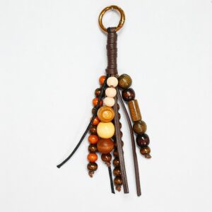 Custom Beaded Bag Charm Wholesale with MOQ 100 custom logo and retail packaging options