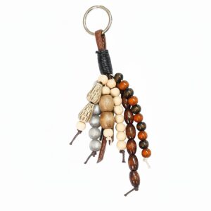 Custom Beaded Bag Charm Wholesale with MOQ 100 custom logo and retail packaging options