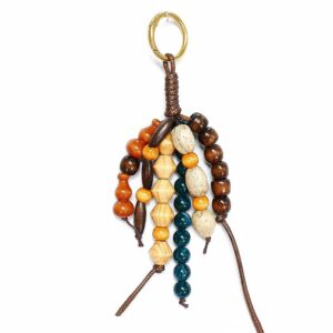 Custom Beaded Bag Charm Wholesale with MOQ 100 custom logo and retail packaging options