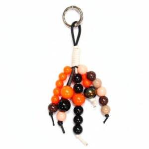 Custom Beaded Bag Charm Wholesale with MOQ 100 custom logo and retail packaging options