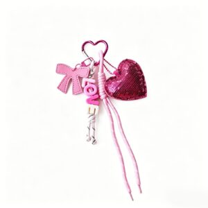 Custom Mixed Material Bag Charm Wholesale with MOQ 100 custom logo and retail packaging options
