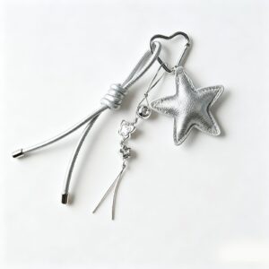 Custom Mixed Material Bag Charm Wholesale with MOQ 100 custom logo and retail packaging options