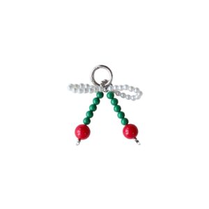 Custom Beaded Phone Charm Wholesale with MOQ 100 custom logo and retail packaging options
