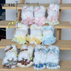 Custom Plush Bag Charm Wholesale with MOQ 100 custom logo and retail packaging options