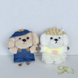 Custom Plush Bag Charm Wholesale with MOQ 100 custom logo and retail packaging options