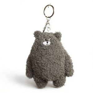 Custom Plush Keychain Wholesale with MOQ 100 custom logo and retail packaging options