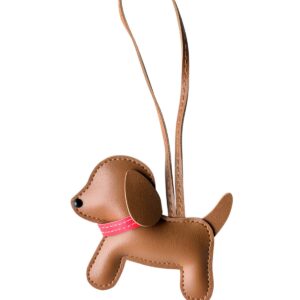 Custom PU Leather Bag Charm Wholesale with MOQ 100 custom logo and retail packaging options