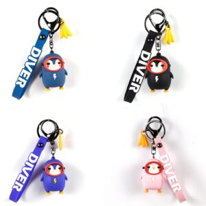 Custom PVC Keychain Wholesale with MOQ 100 custom logo and retail packaging options