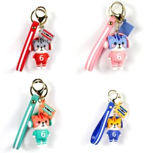 Custom PVC Keychain Wholesale with MOQ 100 custom logo and retail packaging options