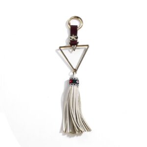 Custom Tassel Keychain Wholesale with MOQ 100 custom logo and retail packaging options
