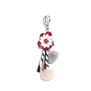 Custom Tassel Keychain Wholesale with MOQ 100 custom logo and retail packaging options