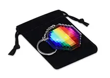 Velour Pouch option for Custom Beaded Phone Charms