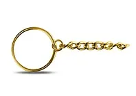Split Ring with Long Chain option for Custom Phone Necklace Straps