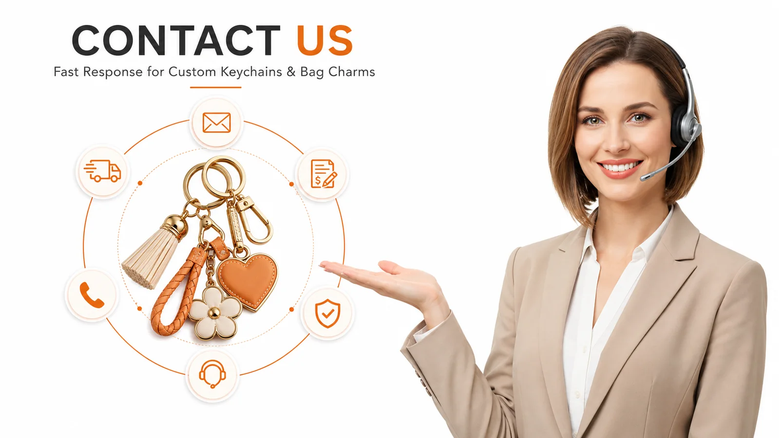 Eversun custom phone strap and bag charm supplier support team