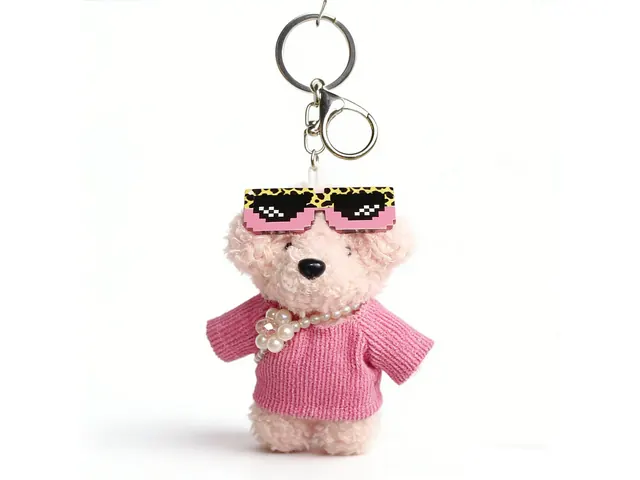 Plush keychains wholesale for mascot souvenir and retail keyrings