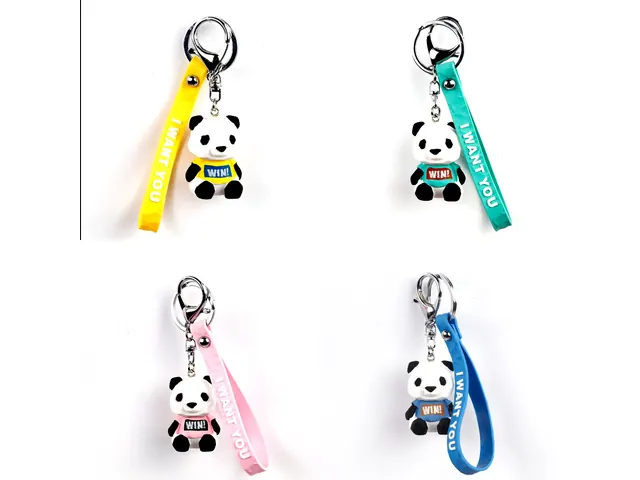 PVC keychains wholesale for soft rubber promotional keyrings