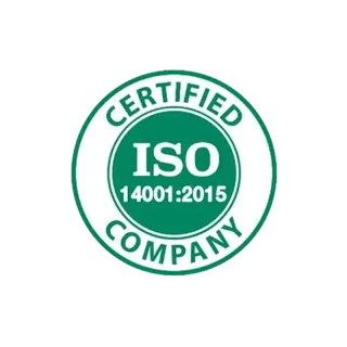 Sustainability certification logo for responsible production management