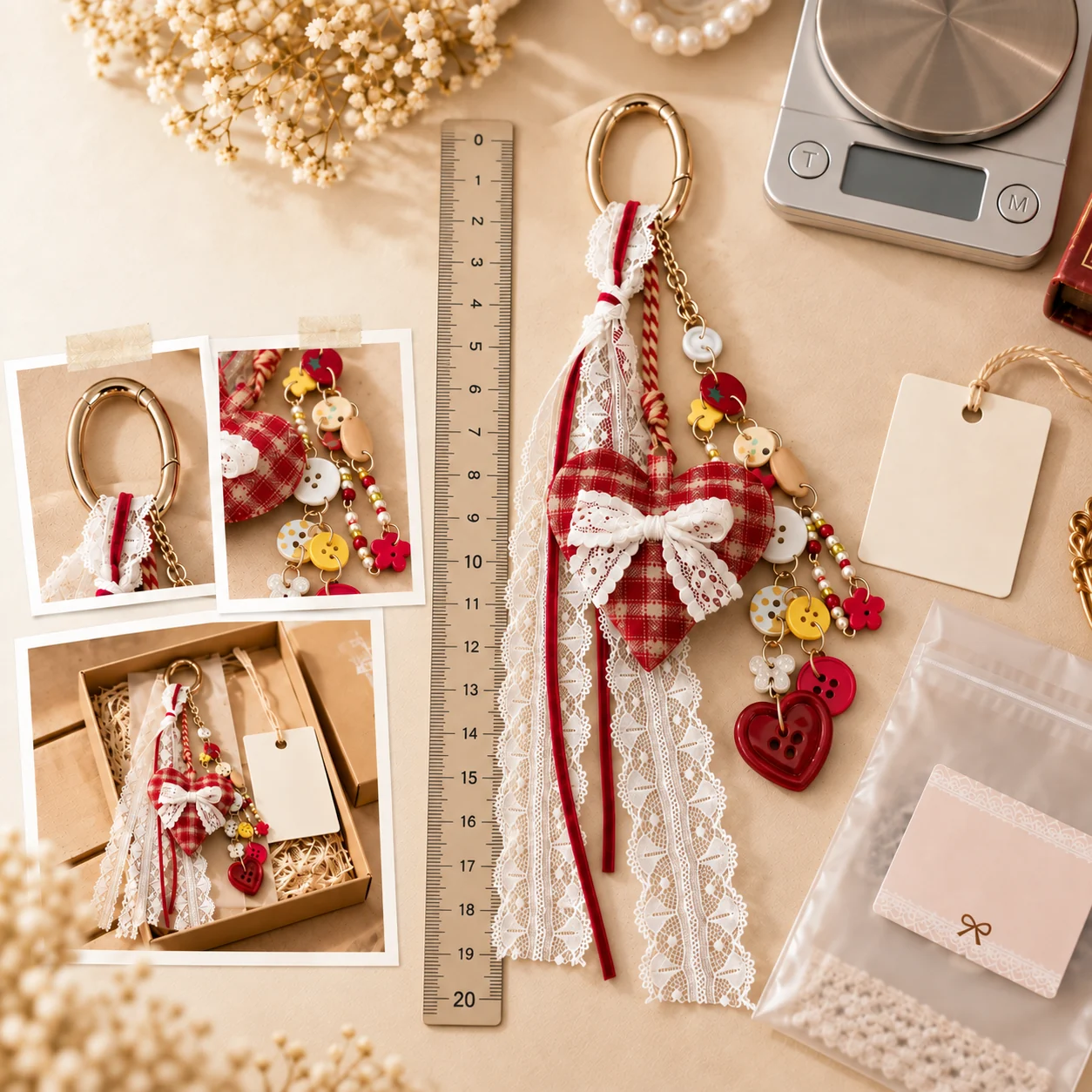 Custom bag charm style reference and sample workflow for retail collections