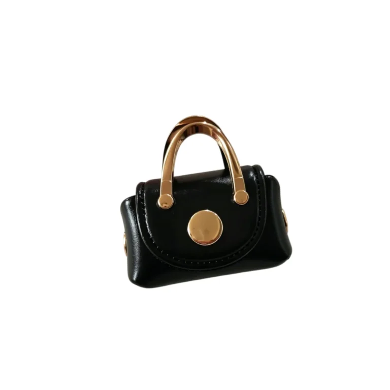 Black mini handbag pouch