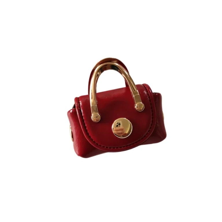 Red mini handbag pouch